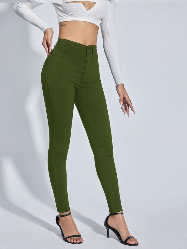 Essnce Pantalones ajustados cortos solidos