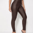 Prive Pantalones ajustados solidos de cintura alta para mujer primavera verano