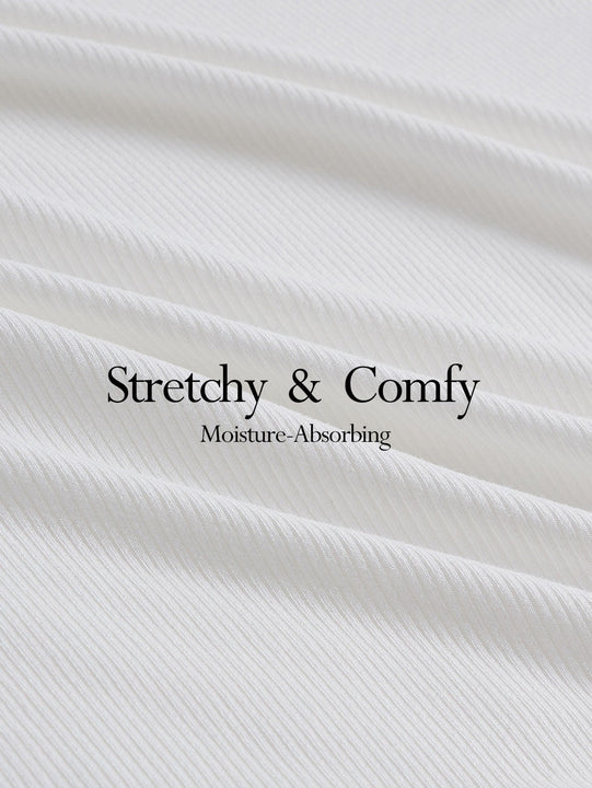 Leisure Juego De Bralette Y Pantalones Cortos Y Scrunchie Suave Y Transpirable En Forma De Triangulo-blanco