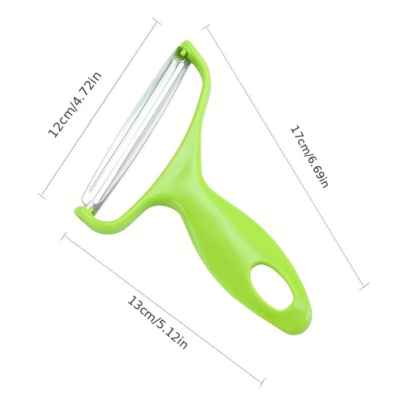 Ralladores de repollo morado y azul - Cuchillo pelador de boca ancha para triturar y pelar fácilmente las verduras del jardín Accesorios de cocina