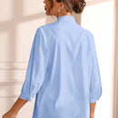 Modely Blusa unicolor de cuello alto