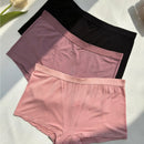 3 piezas Bragas boxer unicolor simple