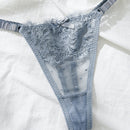 Underwear&sleepwear basics 5 paquete de ropa interior de encaje floral con lazo en la parte delantera