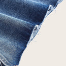 ICON Skort mezclilla asimetrico bajo crudo