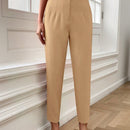 Lune pantalones de mujer casuales a rayas nauticas y entallados, para otono