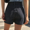 DAZY Skort mezclilla bajo con abertura