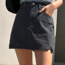DAZY Skort mezclilla bajo con abertura