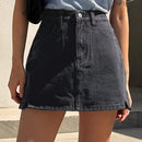DAZY Skort mezclilla bajo con abertura