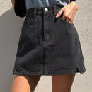 DAZY Skort mezclilla bajo con abertura