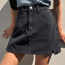 DAZY Skort mezclilla bajo con abertura