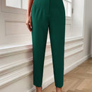 Lune pantalones de mujer casuales a rayas nauticas y entallados, para otono