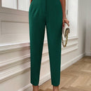 Lune pantalones de mujer casuales a rayas nauticas y entallados, para otono