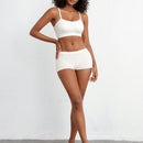 Leisure 3 piezas Boyshorts unicolor