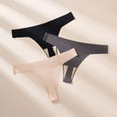 3 piezas Set bragas unicolor invisible