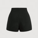 MOD Skort con diseno de perla bajo con abertura
