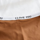 3 piezas Bragas de cintura con cinta con letra