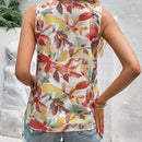 LUNE Top de tirantes con estampado floral