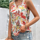 LUNE Top de tirantes con estampado floral