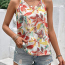 LUNE Top de tirantes con estampado floral