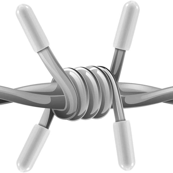 100 piezas de tapas de silicona para la parte superior de la placa del lavavajillas, cubiertas flexibles redondas para los extremos de las tijeras, tapas de punta para el organizador de estantes, protector de cable para el almacenamiento de cocina.