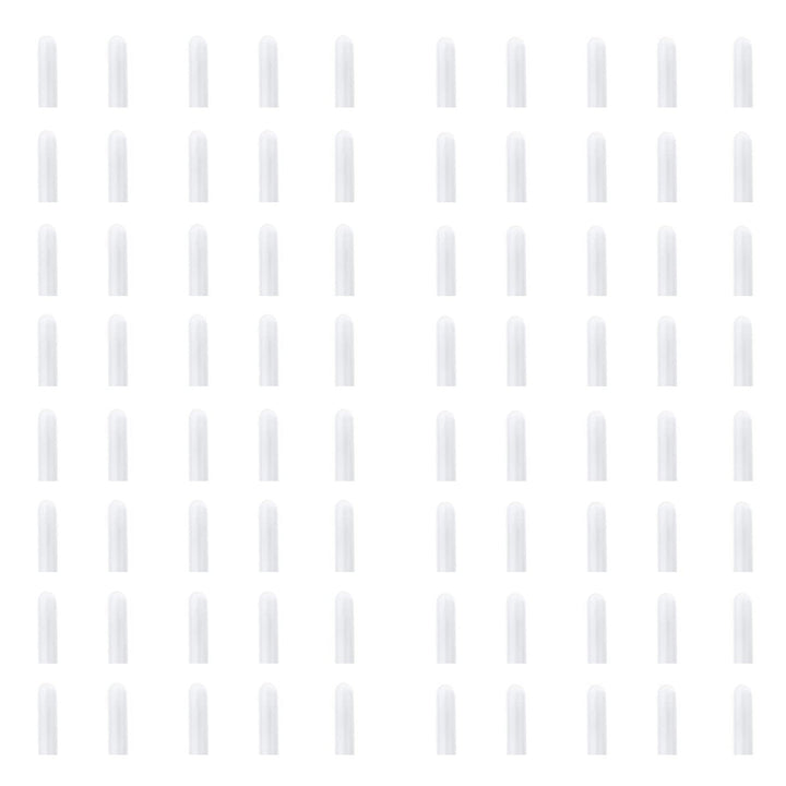 100pcs Cubiertas De Punta De Rejilla De Lavavajillas, Tapas De Extremo Redondo Flexibles Para Organizador De Estantes, Tapas De Punta De Protector De Hilo De Alambre, 1.5 / 2.49 Cm De Largo