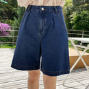DAZY Shorts mezclilla bermuda con fruncido