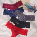 Underwear&sleepwear basics 5 paquetes de lenceria de encaje con contrastes y bragas