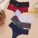 Underwear&sleepwear basics 5 paquetes de lenceria de encaje con contrastes y bragas