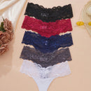 Underwear&sleepwear basics 5 paquetes de lenceria de encaje con contrastes y bragas