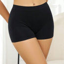 Pantalones cortos de seguridad comodos y elasticos de unicolor para mujer