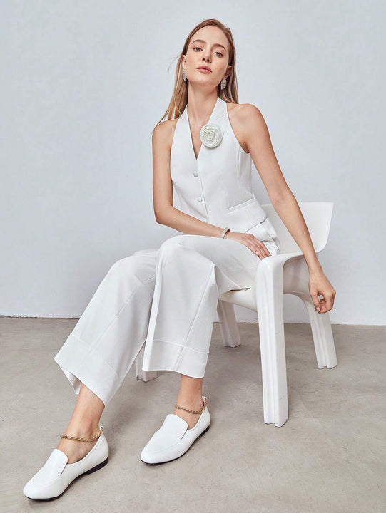 MOTF PREMIUM Chaleco flor aplique