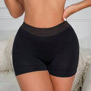 Shorts ribete en contraste cintura cintura