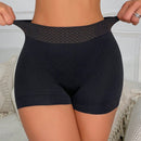 Shorts ribete en contraste cintura cintura