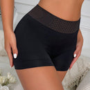 Shorts ribete en contraste cintura cintura