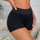 Shorts ribete en contraste cintura cintura