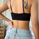 Lenceria Bralette De Encaje Con Contraste