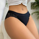 Lenceria Sexy De Braguitas Con Encaje En Forma De Triangulo