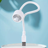 2 Piezas de Lámpara Mini Secadora Flexible para Uñas, Herramienta de Secado USB para Manicura, Sin Pilas Requeridas, Adaptador No Incluido