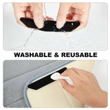 8pcs Cinta De Alfombras, Cinta De Alfombras Reutilizable Y Lavable, Almohadillas De Alfombras Antideslizantes De Doble Cara Para Pisos De Madera Dura, Mantienen La Alfombra En Su Lugar, Cinta Adhesiva Antideslizante Para Alfombras Para Pisos De Madera Du