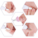 5 en 1 Kit de lima de uñas eléctricas y perforadora profesional para pies - 20000 RPM, motor sin cepillo, plástico hipoalergénico, alimentado por batería para manicuras y pedicuras, esenciales para manicuras, kit de herramientas, diseño compacto, perfora