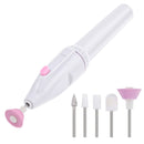 Lima eléctrica profesional, set de 5 en 1 para manicura y pedicura, pulidora y cortadora de uñas eléctrica