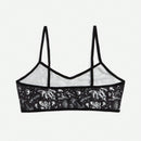 ROMWE Goth Sujetador con estampado
