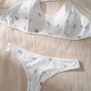 Set de lenceria con estampado floral