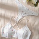 Set de lenceria con estampado floral