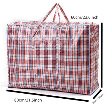 1pc Bolsa de Almacenamiento Multiusos Jumbo - Resistente, con Cierre, Reutilizable, para Mudanzas y Organización de Ropa