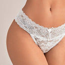 Conjunto Lenceria De Encaje Floral De 3 Paquetes De Tangas