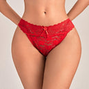 Conjunto Lenceria De Encaje Floral De 3 Paquetes De Tangas