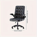 Silla de juego PC esports de 1 pieza, cómoda y suave, silla de PC de cuero artificial diseñada ergonómicamente con altura ajustable de los reposabrazos y silla de trabajo giratoria
