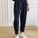 DAZY Pantalones Cortos Solidos Con Pliegues Y Detalles De Pliegues