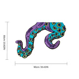 Alfombra de entrada con tentáculos de pulpo KRAKEN, decorativa para hogar, dormitorio, sala, baño o cocina